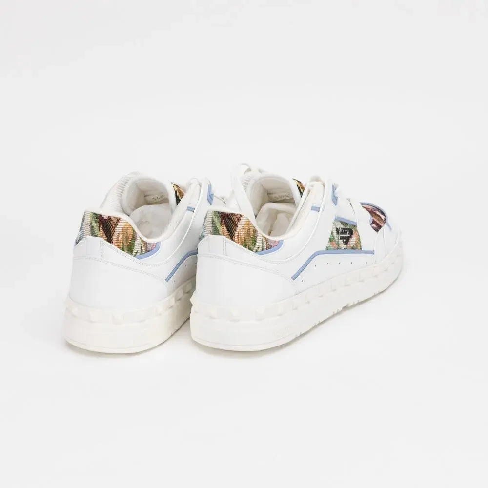 Valentino Garavani Men Freedots Low Top Sneakers White Multi Size 10 US/43 EU